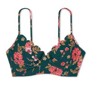 NWT Floral Bathing Suit Top